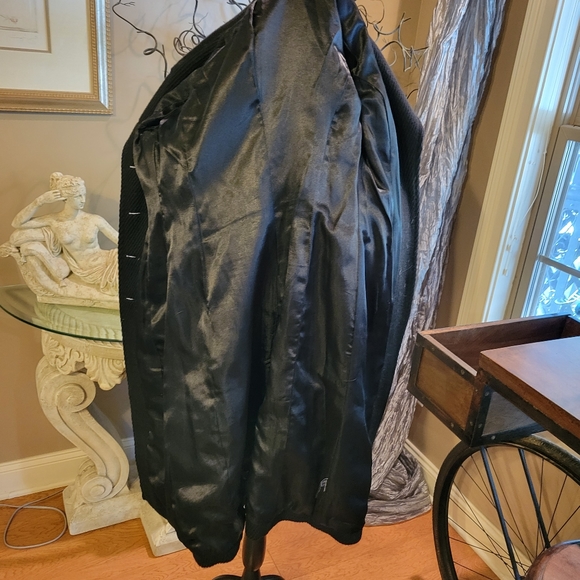 Bebe Knee Length Black Wool Pea Coat, in Size Extra Small.  H04 - Picture 16 of 16